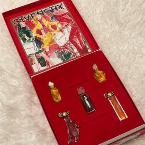 RARE Givenchy Paris Set Of 5 Mini Perfumes Gift Set Vintage Retired